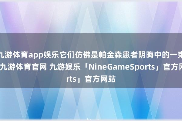 九游体育app娱乐它们仿佛是帕金森患者阴晦中的一束光-九游体育官网 九游娱乐「NineGameSports」官方网站